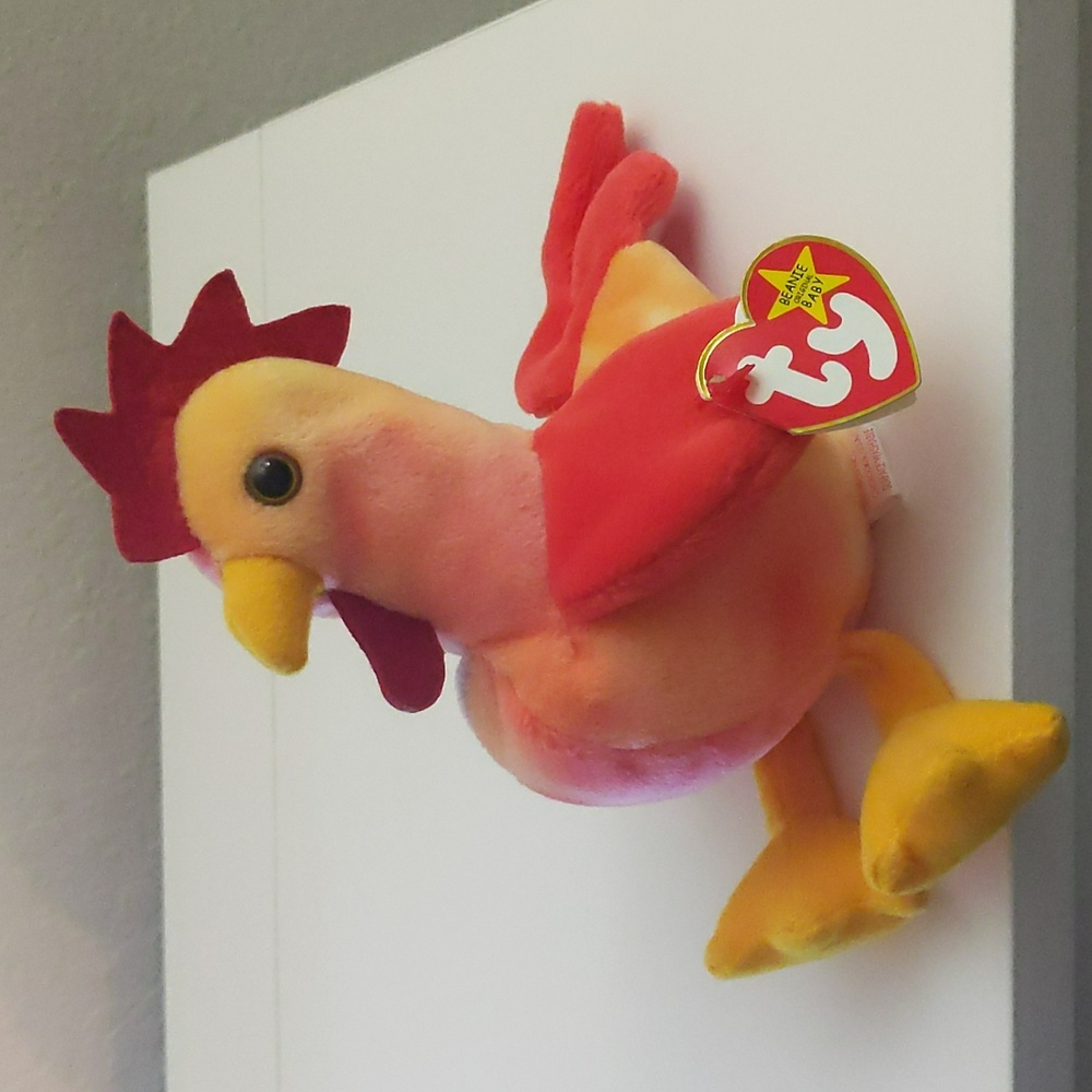 TY Beanie Baby - Strut the Rooster 1996